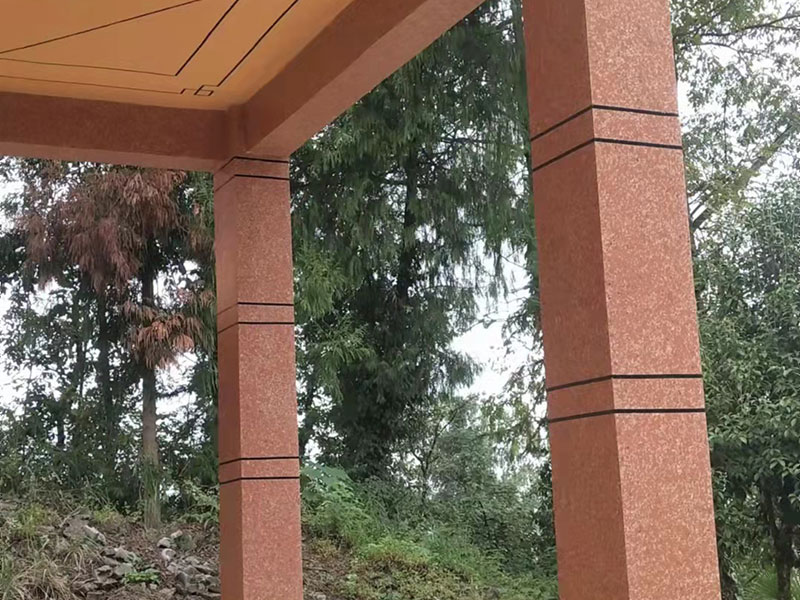 各類柱體+真石漆